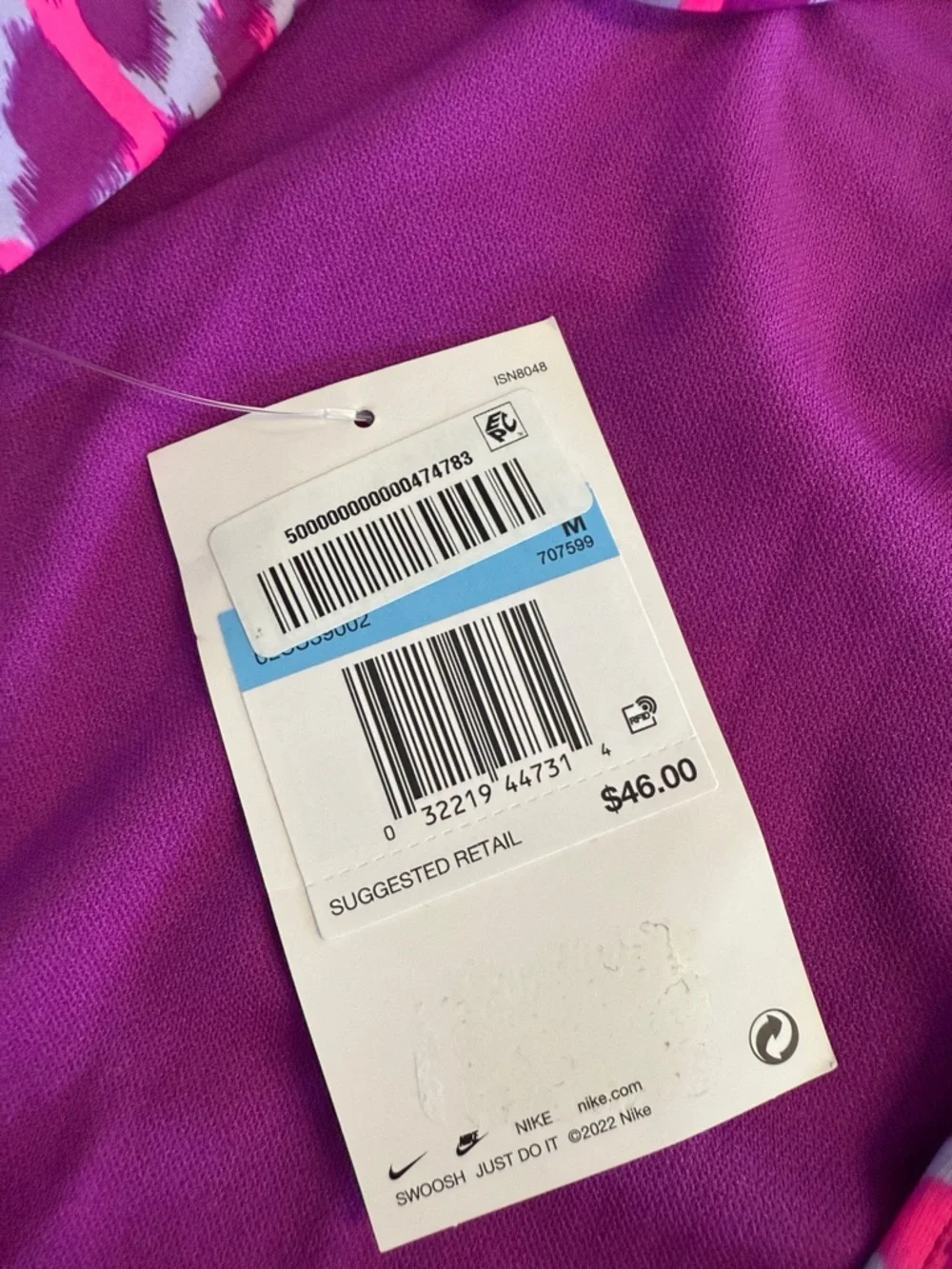 *Nike Girls Wild Lace Up One Piece Swimsuits - Vivid Purple Size M
